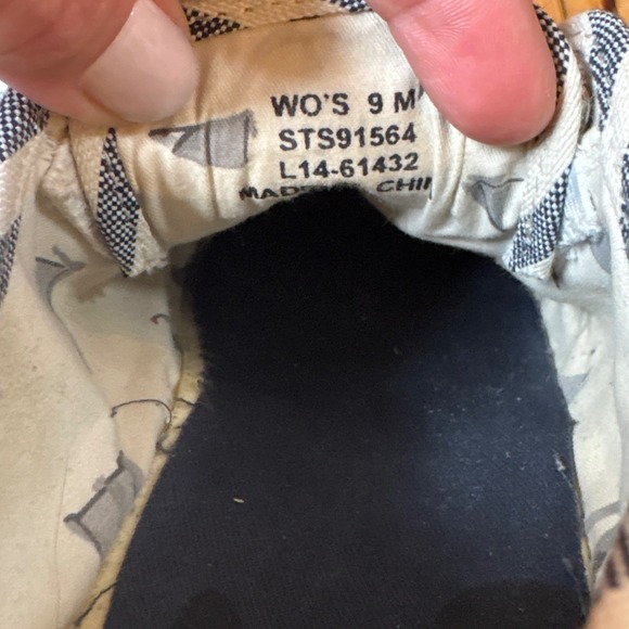 Sperry Top-Sider Crest Vibe Sneakers Women Navy White Striped Good SIZE 9 - Picture 6 of 8